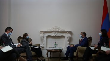 ԱԽ քարտուղարը ԱՄՆ դեսպանին ներկայացրել է ադրբեջանական ԶՈՒ հարձակման հետևանքով սահմանին ստեղծված մարտավարական իրավիճակը