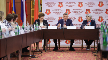 ԵԱՏՄ նոտարական պալատների ներկայացուցիչները հայ գործընկերների հետ քննարկել են իրենց երկրների փորձը