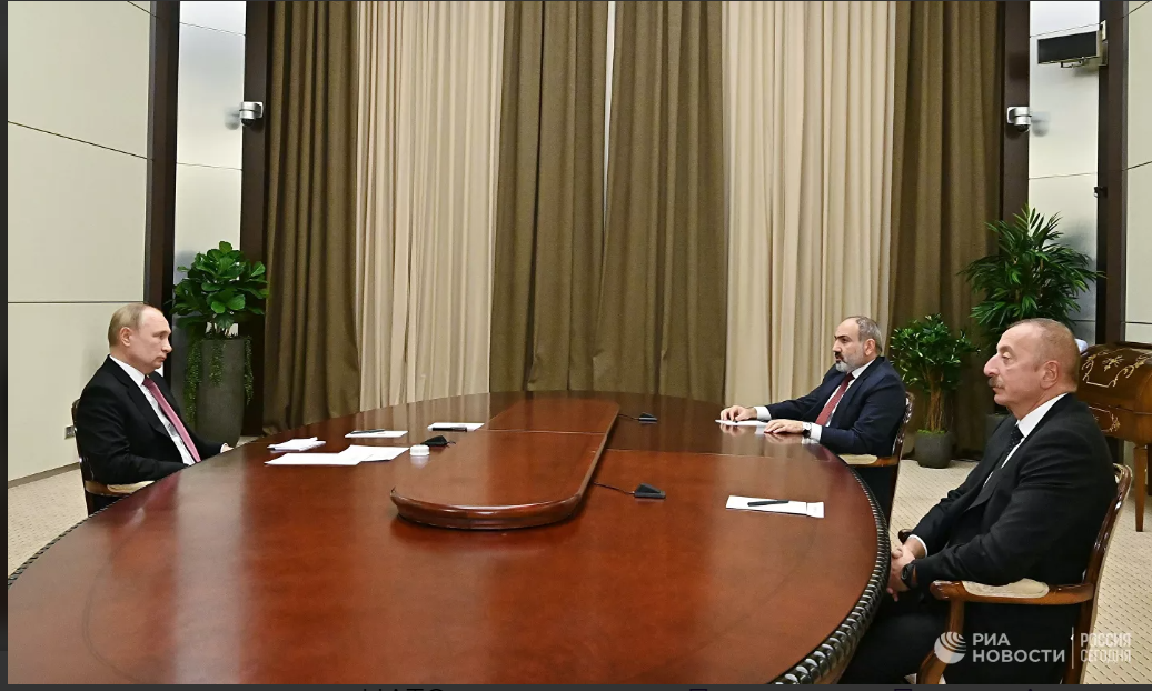 Պուտինը, Փաշինյանն ու Ալիևը հանդես են գալիս համատեղ հայտարարությամբ