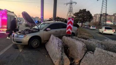 Իսակովի պողոտայում բախվել են Volvo-ն ու միկրոավտոբուսը․ կան տուժածներ