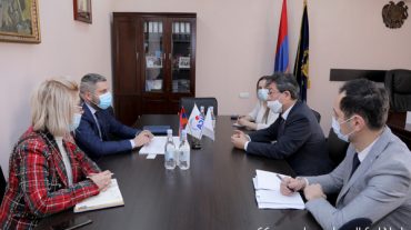 ԱԻ նախարարի առաջին տեղակալը հանդիպել է JICA-ի ներկայացուցիչների հետ