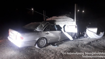 Վթար Սյունիք գյուղի սկզբնամասում․ վարորդներից մեկը հոսպիտալացման ճանապարհին մահացել է