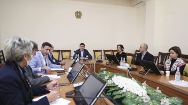 Հակոբ Արշակյանը և Բաբկեն Թունյանը հյուրընկալել են Հայաստանում Ամերիկայի առևտրի պալատի տնօրենների խորհրդի նախագահին