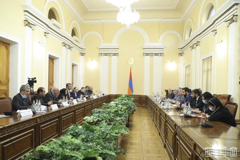 Պաշտպանության և անվտանգության հարցերի մշտական հանձնաժողովի անդամները հանդիպել են Իրանի Մեջլիսի Իրան-Հայաստան պատգամավորական բարեկամության խմբի անդամների հետ