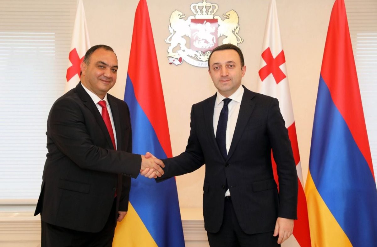 Վարչապետ Ղարիբաշվիլին ընդունել է պաշտոնական այցով Վրաստանում գտնվող ՀՀ ոստիկանապետին