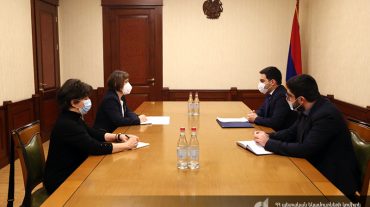 ՊԵԿ նախագահն ընդունել է ՄԱԿ-ի Զարգացման ծրագրի մշտական ներկայացուցչին