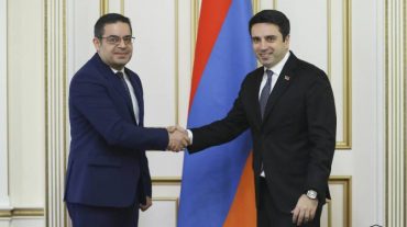 ՀՀ ԱԺ նախագահն ընդունել է Հայաստանում Սիրիայի արտակարգ և լիազոր դեսպանին