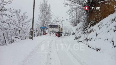 Աջարիայում ձյան ծածկը հասել է մեկ մետրի