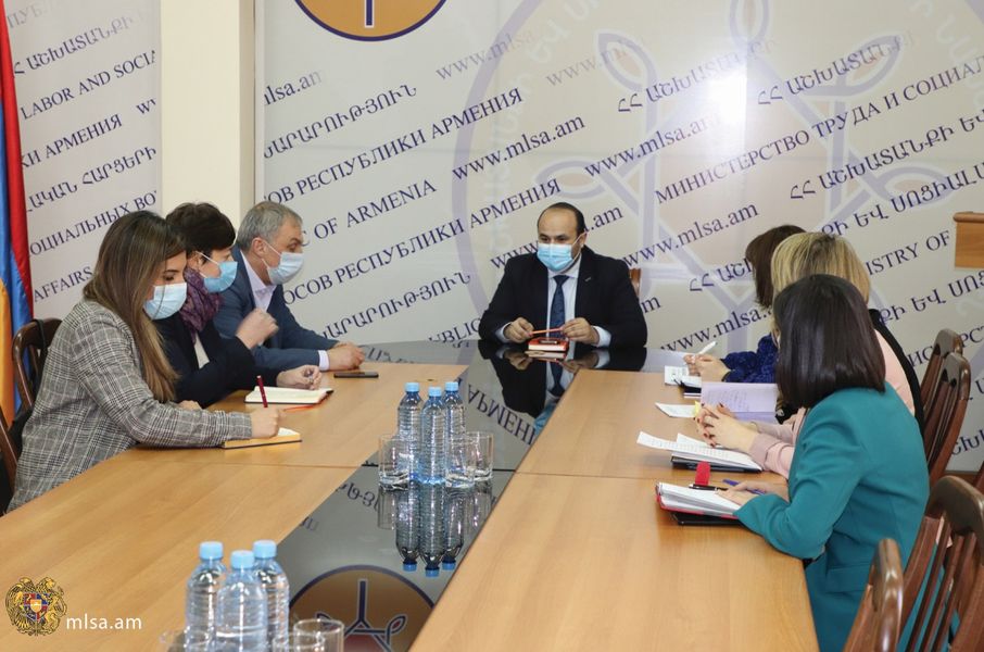Աշխատանքի և սոցիալական հարցերի նախարարը հանդիպել է «Հայկական Կարիտաս» բարեսիրական ՀԿ-ի գործադիր տնօրենի հետ