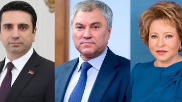Ալեն Սիմոնյանն ու Վալենտինա Մատվիենկոն քննարկել են հայ-ռուսական համագործակցության 2022-ին նախանշվող օրակարգային հարցեր