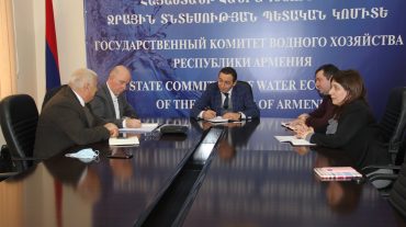 Ջրային կոմիտեի նախագահը հանդիպել է GITEC-IGIP GmbH ընկերության ներկայացուցիչների հետ