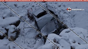 Կոտայքի մարզում 53-ամյա վարորդը Mercedes-ով  հայտնվել է անդունդում. բժիշկները պայքարում են նրա կյանքի համար