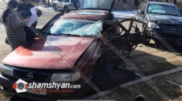 Վանաձորում բախվել են Mercedes-ն ու Opel-ը, կա 1 զոհ, 1 վիրավոր