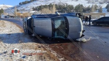 Խոշոր ավտովթար Կոտայքի մարզում. բախվել են Nissan Tiida-ն ու Renault-ը