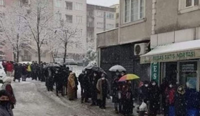Թուրքիայում էժան հացի համար երկար հերթեր են գոյանում