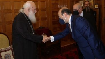 Տիգրան Մկրտչյանը հանդիպել է Աթենքի և համայն Հունաստանի արքեպիսկոպոս Տ. Իէրոնիմոսին