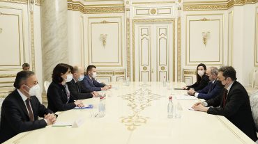 Վարչապետն ընդունել է «Եվրանեսթ» խորհրդարանական վեհաժողովի փոխնախագահ Անդրիուս Կուբիլիուսի գլխավորած պատվիրակությանը