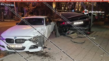 Խոշոր վթար Երևանի կենտրոնում