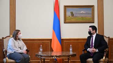 Ալեն Սիմոնյանն ընդունել է Հայաստանում ԱՄՆ դեսպան Լին Թրեյսիին