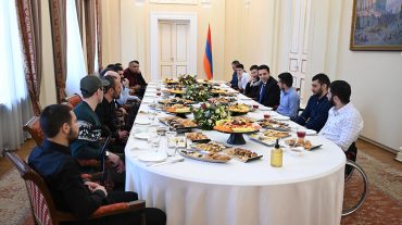 Ալեն Սիմոնյանն ընդունել է Արցախյան երեք պատերազմների մի խումբ մասնակիցների