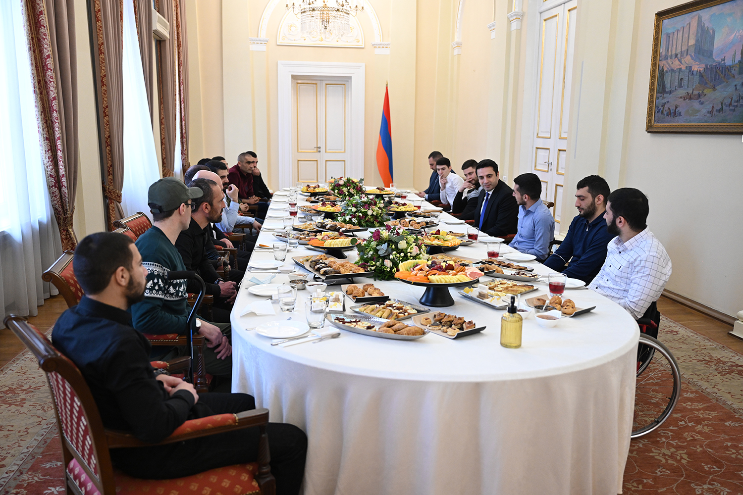 Ալեն Սիմոնյանն ընդունել է Արցախյան երեք պատերազմների մի խումբ մասնակիցների