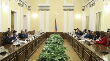 Հակոբ Արշակյանն ընդունել է «Եվրանեսթ» ԽՎ-ի համանախագահ Անդրիուս Կուբիլիուսի գլխավորած պատվիրակությանը