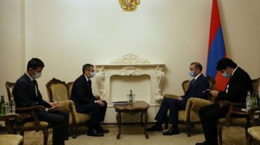 ԱԽ քարտուղար Արմեն Գրիգորյանը հանդիպել է Ղազախստանի դեսպանին