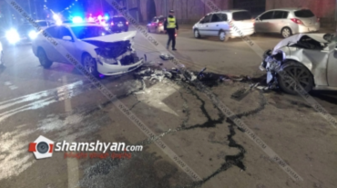Երևանում բախվել են Lexus-ը, Infiniti-ն ու Opel-ը. կան վիրավորներ