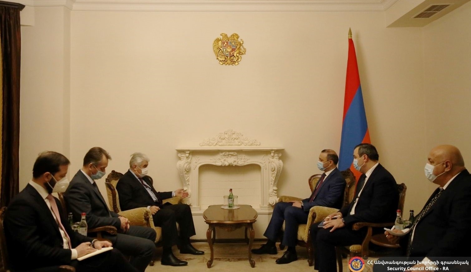 Արմեն Գրիգորյանն ընդունել է ՌԴ ԱԽ քարտուղարի տեղակալ Օլեգ Խրամովին