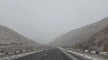 Վայոց ձորի մարզում և Արագածոտնի մարզի Ապարան քաղաքում ձյուն է տեղում