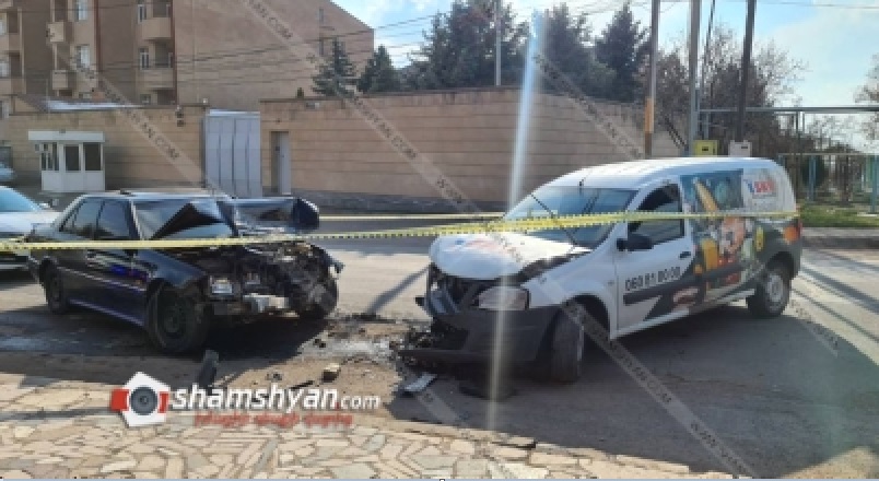 Երևանում բախվել են Mercedes-ն ու Lada Largus-ը. վարորդները տեղափոխվել են հիվանդանոց