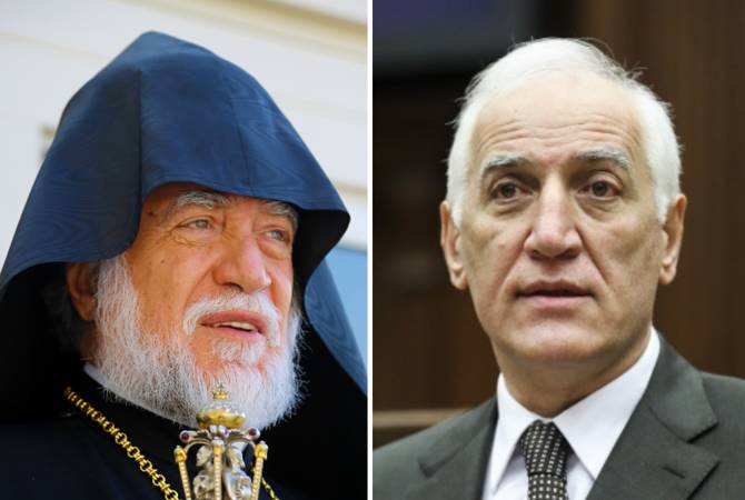 Արամ Ա-ն շնորհավորևական ուղերձ է հղել ՀՀ նորընտիր նախագահ Վահագն Խաչատուրյանին
