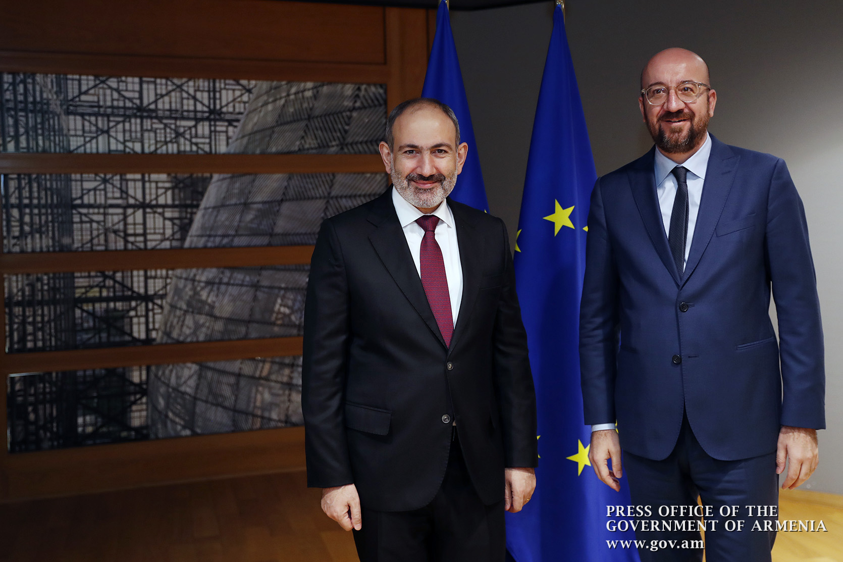 Վարչապետ Փաշինյանը շնորհավորական ուղերձ է հղել Եվրոպական խորհրդի նախագահ Շառլ Միշելին