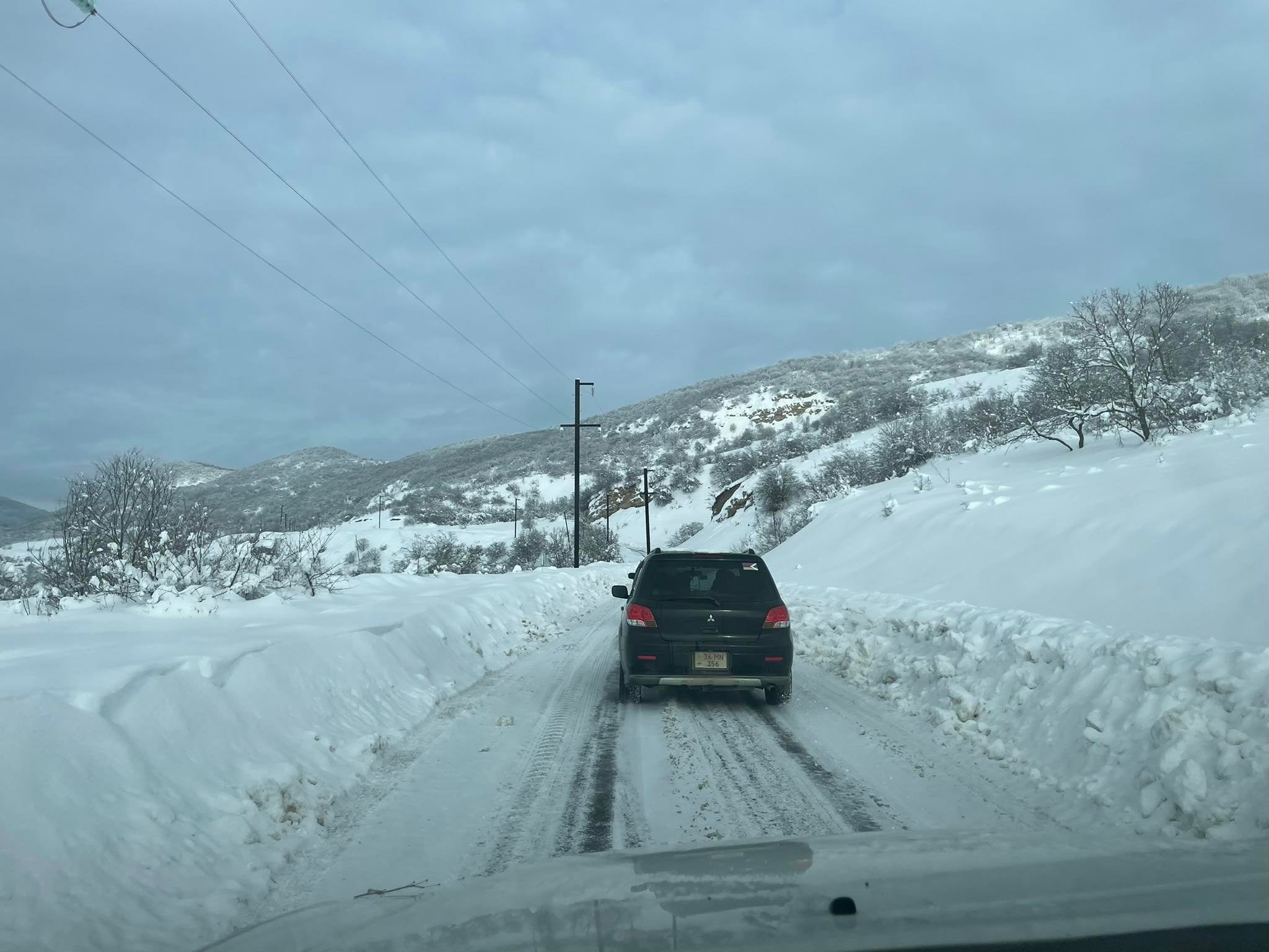 Ճանապարհներն Արցախում ժամը 14:00-ի դրությամբ