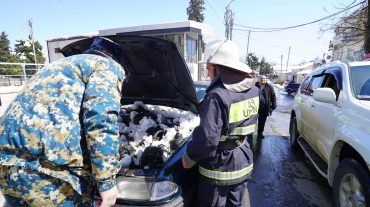 Հրդեհ Ստեփանակերտում․ մասնակի այրվել է ավտոմեքենա