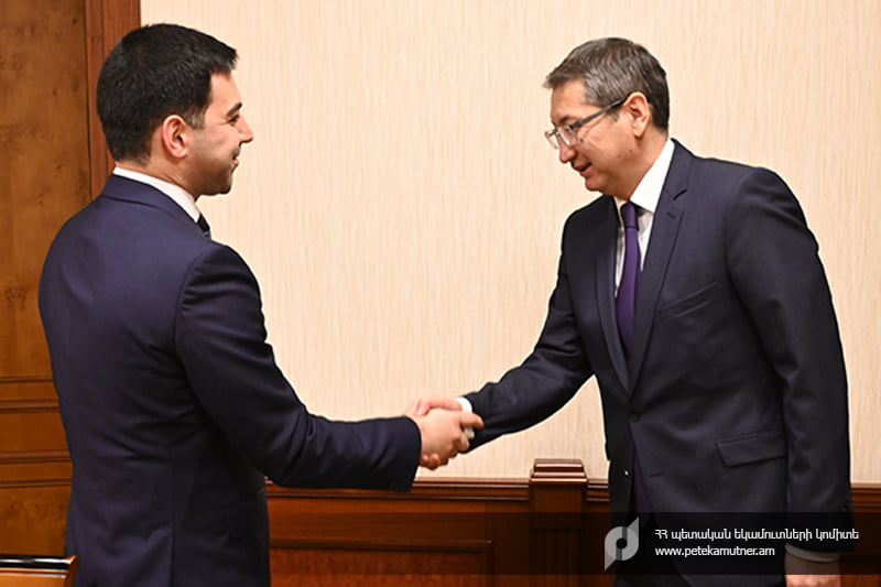 Ռուստամ Բադասյանն ընդունել է դեսպան Բոլատ Իմանբաևին