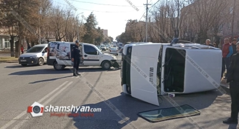 Երևանում բախվել են ՎԱԶ 2121-ն ու Fiat-ը