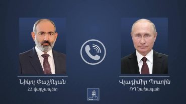 Պուտինն ու Փաշինյանը երկու անգամ հեռախոսով քննարկել են իրավիճակը Ղարաբաղում. Պեսկով