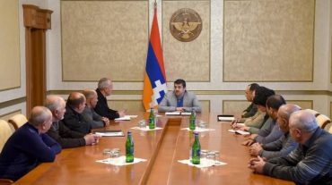 Արցախի նախագահն ընդունել է Արցախյան երրորդ պատերազմում զոհված և անհետ կորած զինծառայողների հարազատների միության անդամների