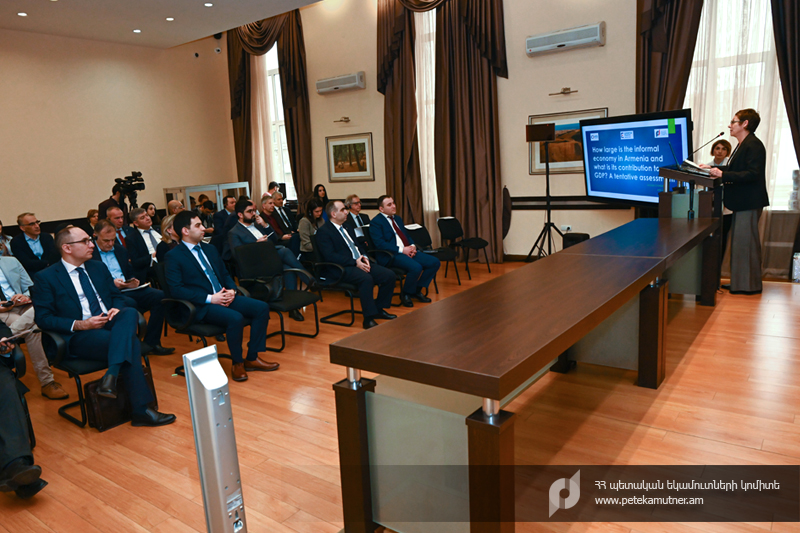 ՊԵԿ-ում տեղի է ունեցել Հայաստանում ոչ ֆորմալ տնտեսության գնահատման զեկույցի շնորհադեսը