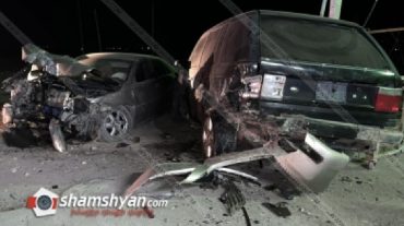 Արմավիրի մարզում բախվել են Toyota Camry-ն ու Range Rover-ը. վերջինս էլ բախվել է գազակարգավորիչին, սկսվել է գազի արտահոսք