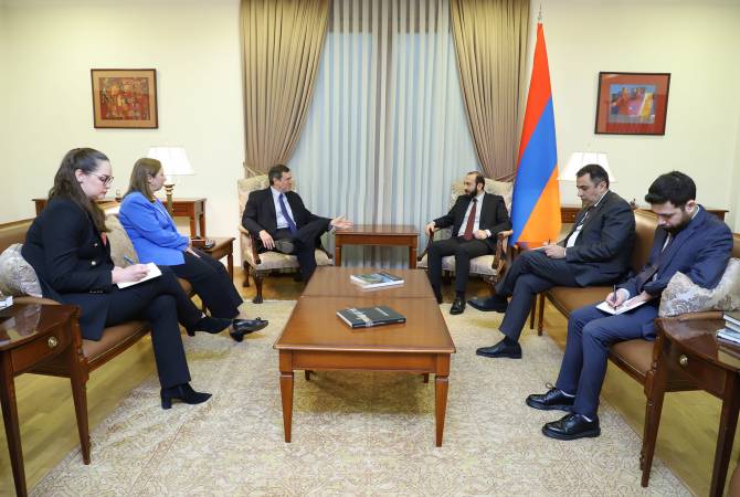 Արարատ Միրզոյանն ընդունել է ԵԱՀԿ Մինսկի խմբի ԱՄՆ համանախագահ Էնդրյու Շոֆերին