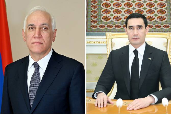 ՀՀ նախագահին ծննդյան օրվա առթիվ շնորհավորել է Թուրքմենստանի նախագահ Սերդար Բերդիմուհամեդովը