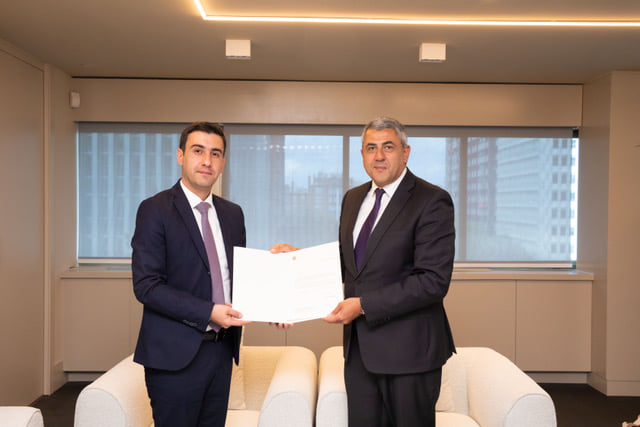 Սոս Ավետիսյանն իր հավատարմագրերն է հանձնել ՄԱԿ ԶՀԿ գլխավոր քարտուղար Զուրաբ Պոլոլիկաշվիլիին