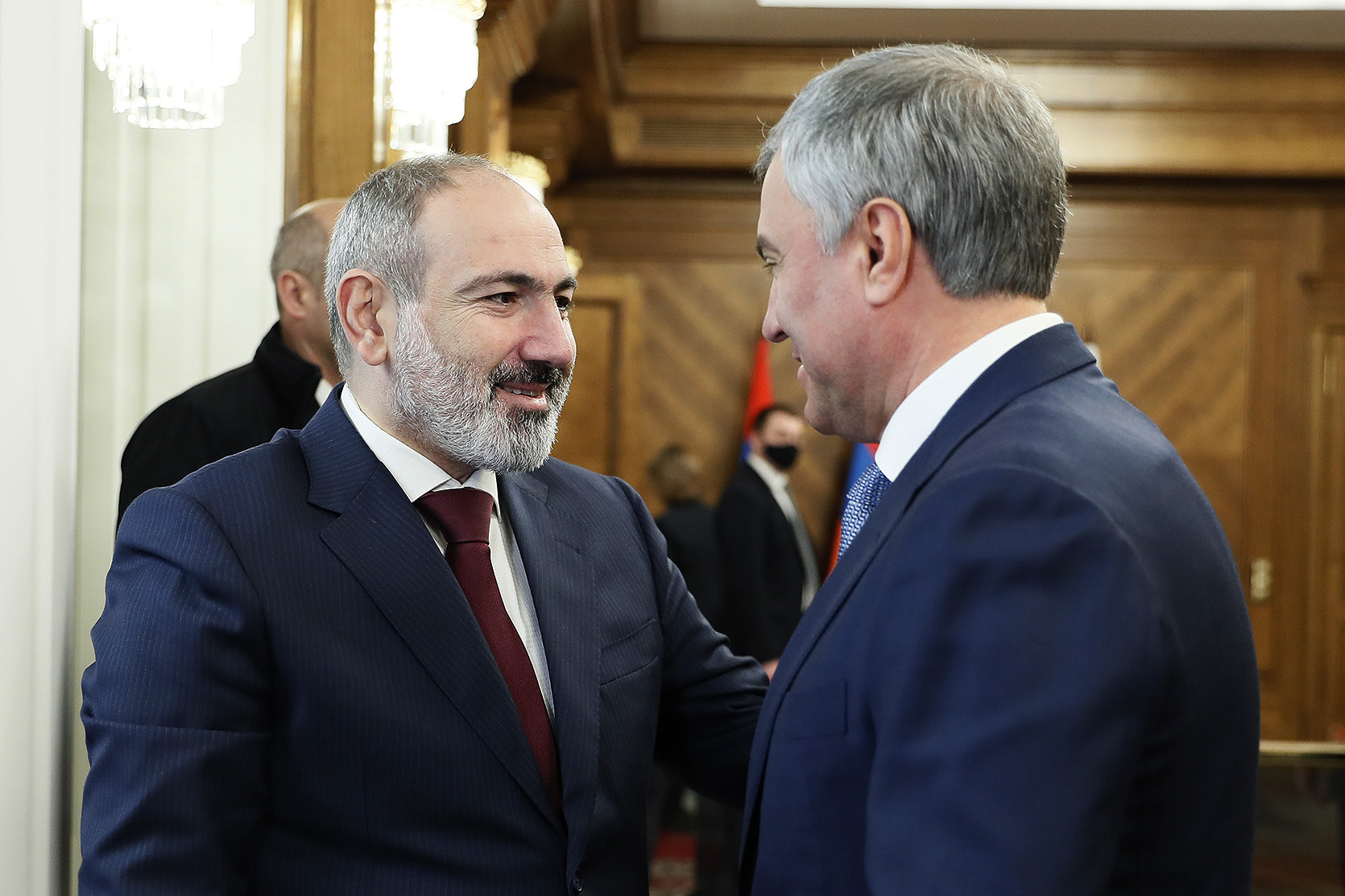 Փաշինյանն ու Վոլոդինը մտքեր են փոխանակել ԼՂ-ում ռուս խաղաղապահների գործունեության և այլ հարցերի շուրջ