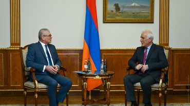 Նախագահ Վահագն Խաչատուրյանն ընդունել է Ռումինիայի դեսպանին