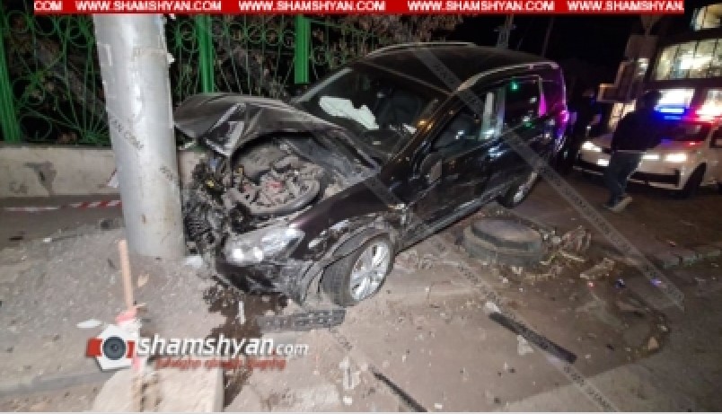 Երևանում բախվել են Nissan Tiida-ն ու Nissan Qashqai-ը. կան վիրավորներ