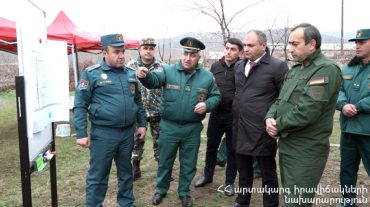 Կամավոր հրշեջ-փրկարարների հմտությունների կատարելագործման վարժանք է անցկացվել
