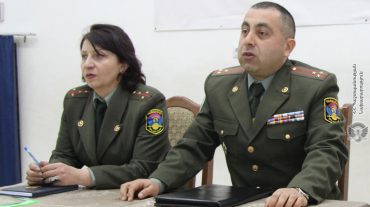 Զորամիավորման սպաներն այցելել են հանրակրթական հաստատություններ