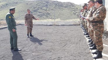 ԶՈւ հրթիռային զորքերի և հրետանու վարչության պետի ղեկավարությամբ անցկացվել են ցուցադրական պարապմունքներ